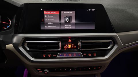 BMW 320i AZUL com interior BEGE - 2020 14217