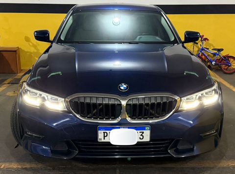 BMW 320i AZUL com interior BEGE - 2020 14213