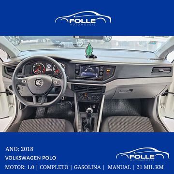 🚗🔥 Volkswagen Polo 1.0 – 2018 | Câmbio Manual 🔥🚗

✅ Ano 2018
✅ Único dono
✅ Apenas 21.000 km rodados
✅ Chave reserva
✅ Excelente estado de conservação
✅ Econômico, confortável e confiável
✅ Manual do proprietário
✅ 4 Pneus novos
✅ Revisado
✅ Sem sinistro 
✅ Sem leilão 
✅ Tirado 0km na Holanda Volkswagen. 