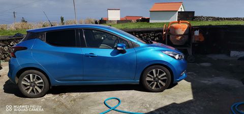 K14
Tipo de Carroceria :	Turismo
Num. de Portas :	5 portas
Nissan Micra K14 1.5 dCi 90HP S&S Motor Informação Técnica
Nissan Micra K14 1.5 dCi 90HP S&S Motor Informação Técnica
Motor :	Em linha 4
Código de Motor :	-
Combustível :	Gasóleo
Alimentação :	Direct Injection.
Disposição :	Transversal
Posição do Motor :	Frente
Cilindrada :	1461 cm3 / 89.2 cu-in
Diâmetro x Curso :	76.0 x 80.5 mm
2.99 x 3.17 polegadas
Válvulas :	8 Válvulas
Sobrealimentação :	Turbo + Intercooler
Taxa de Compressão :	15.5
Potência :	90 PS / 89 HP / 66 kW
@ 4000 rpm
Binário :	220 Nm / 162 lb-ft
@ 2000 rpm
Tracção :	FWD
Caixa de Velocidades :	
5 velocidades Manual
Embraiagem :	Dry single disc clutch
Nissan Micra K14 1.5 dCi 90HP S&S Consumos, Emissões e Autonomia
Nissan Micra K14 1.5 dCi 90HP S&S Consumos, Emissões e Autonomia
Consumos - Cidade NEDC :	3.5 L/100 km
81 MPG UK
67 MPG US
Consumos - Extra-Urbano NEDC :	3.1 L/100 km
91 MPG UK
76 MPG US
Consumos - Médio NEDC :	3.2 L/100 km
88 MPG UK
74 MPG US
Autonomia :	1281 km / 796 miles
Depósito :	41 L
10.8 US gallons
9 UK gallons
Emissões de CO2 :	85 g/km (Nissan)
Norma de emissões :	Euro 6

Nissan Micra K14 1.5 dCi 90HP S&S Prestações
Velocidade Máxima :	179 km/h / 111 Mph
Aceleração 0 aos 100 km/h :	11.9 s
Nissan Micra K14 1.5 dCi 90HP S&S Dimensões, Aerodinâmica e Peso
Nissan Micra K14 1.5 dCi 90HP S&S Dimensões, Aerodinâmica e Peso
Distância entre Eixos :	252.5 cm / 99.41 polegadas
Comprimento :	399.9 cm / 157.44 polegadas
Largura :	174.3 cm / 68.62 polegadas
Altura :	145.5 cm / 57.28 polegadas
Largura do Eixo Dianteiro :	151.0 cm / 59.45 polegadas
Largura do Eixo Traseiro :	152.0 cm / 59.84 polegadas
Cx :	-

Nissan Micra K14 1.5 dCi 90HP S&S Dimensões do interior
Nissan Micra K14 1.5 dCi 90HP S&S Dimensões do interior
Num. de Lugares :	5 lugares
Distribuição de lugares :	2+3
Mala :	300 L / 10.6 cu-ft
Nissan Micra K14 1.5 dCi 90HP S&S Travões, Pneus, Direção e Suspensão
Nissan Micra K14 1.5 dCi 90HP S&S Travões, Pneus, Direção e Suspensão
Travões da Frente :	Discos
(- mm / - polegadas)
Travões de Trás :	Tambores
(- mm / - polegadas)
Pneus da Frente :	195/55 R16
Pneus de Trás :	195/55 R16
Largura Jantes Frente :	6,0"
Lagura Jantes Trás :	6,0"
Direcção :	Rack and pinion Electric
Suspensão da Frente :	McPherson struts. Coil springs.
Suspensão de Trás :	Coil springs. Torsion bar.
Nissan Micra K14 1.5 dCi 90HP S&S 

Mais informações mandar mensagem no privado preço sobre consulta 