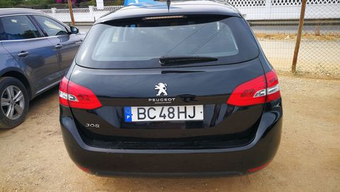 Peugeot 308 preto 1.6 2017 9445