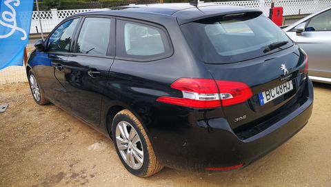 Peugeot 308 preto 1.6 2017 9444