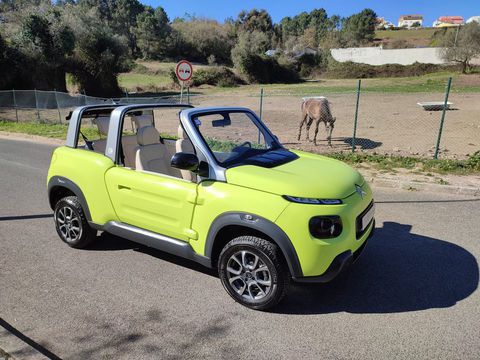 Citroen e-Mehari (100% Elétrico) - IVA DEDUTÍVEL
Garantia de 24 Meses
Preço : 20990€ (IVA DEDUTÍVEL)
Financiamento : 282€ / Mês Sem Entrada
Ano - 2017
500 Kms
Combustível - Elétrico
Autonomia - 200 Kms
Bateria - 30 kWh
4 Lugares / 3 Portas
Equipamento ✅
Capotas em Lona (Removível)
Bluetooth
Computador de bordo
Bancos em Pele
ISOFIX
Aceitamos Retomas 🚗
Possibilidade de Entrega Ao Domicilio 🙂
Mais Informações: www.fpacorporation.pt