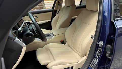 BMW 320i AZUL com interior BEGE - 2020 14221