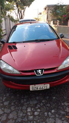 carro Belo Horizonte - MG peugeot 206 2001 gasolina hatch Peugeot vermelho em otimas condições. PREÇO NEGOCIÁVEL 