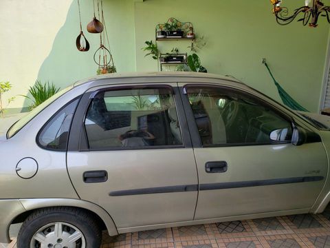 Corsa Sedan Classic 1.0, flex, Perfeito estado, IPVA pago, placa nova Mercosul, porta malas espaçoso. Ano 2008, modelo 2009.